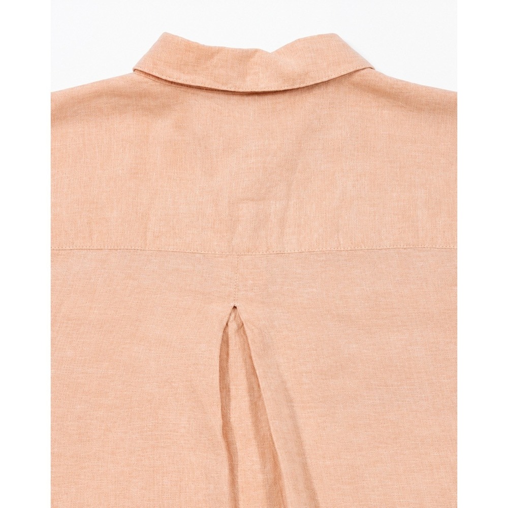 C&C California Peach Button-Front Midi Shirt Dress - Picture 6 of 11